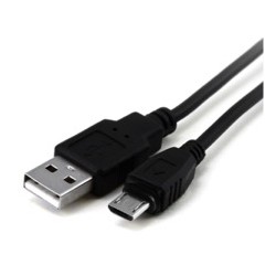 Micro-USB zu USB Kabel 0,3M...